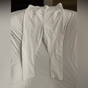 White Lysse Cropped Leggings